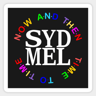 Sydney and Melbourne (Color Version) Sticker